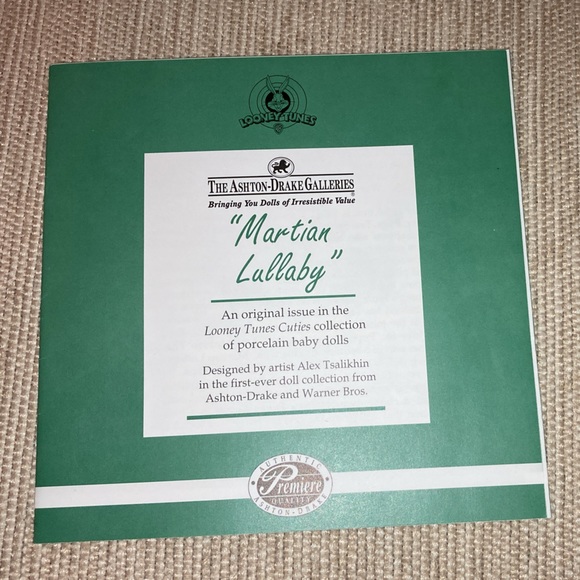 NEW “MARTIAN LULLABY” #76027 ASHTON-DRAKE NEW IN ORIGINAL BOX & COA - Picture 6 of 17